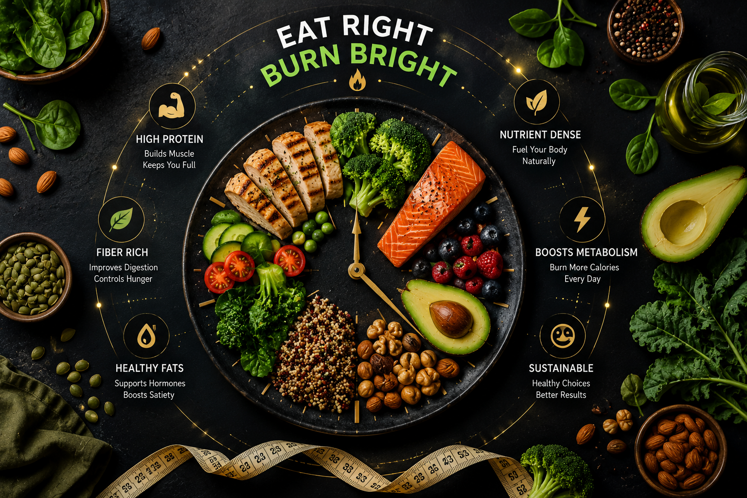 Best foods for fat loss:fat burning foods for weight loss