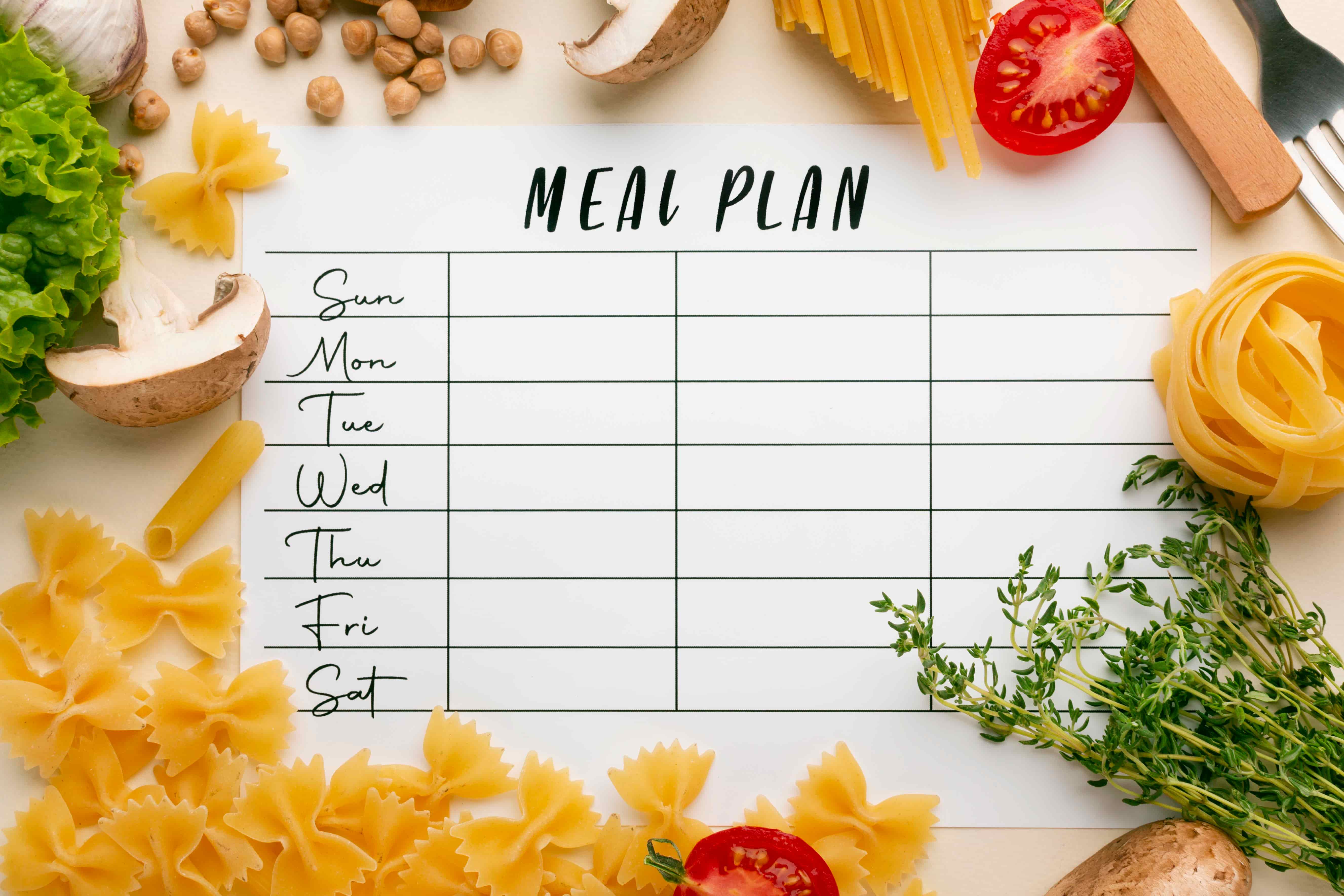 Weekly Fitness Meal Plan - mistalife Weekly Fitness Meal Plan